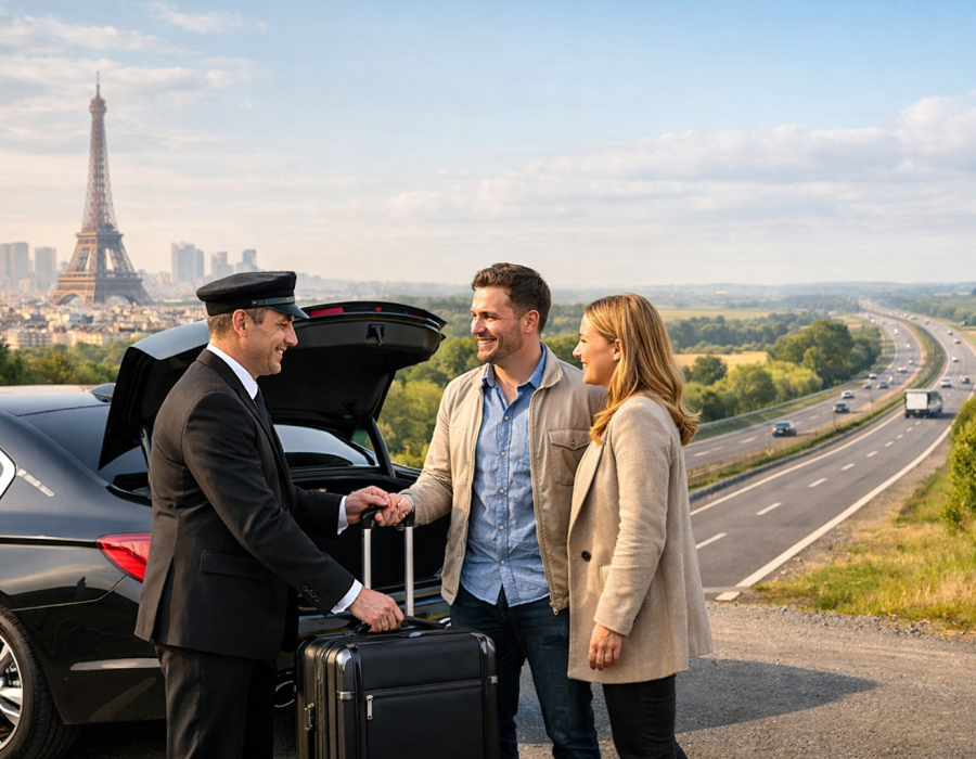 Chauffeur VTC en Île-de-France pour trajets longue distance et interurbains.